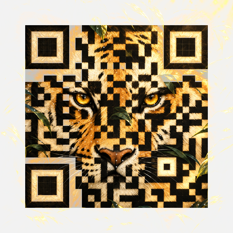 Tiger QR artwork