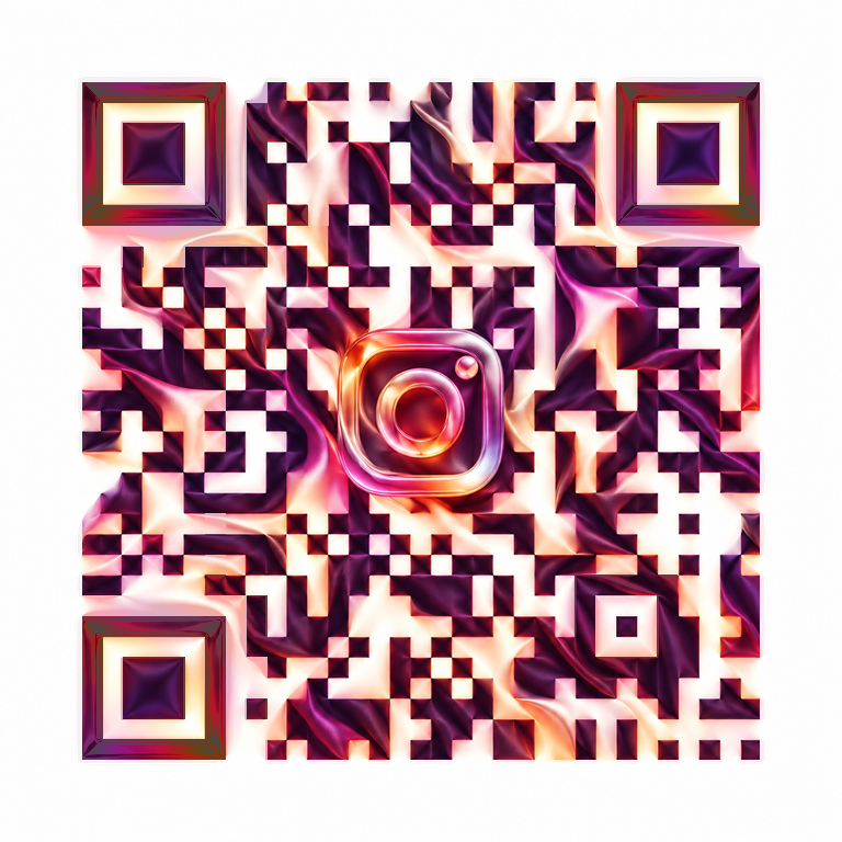 Instagram-inspired QR image study
